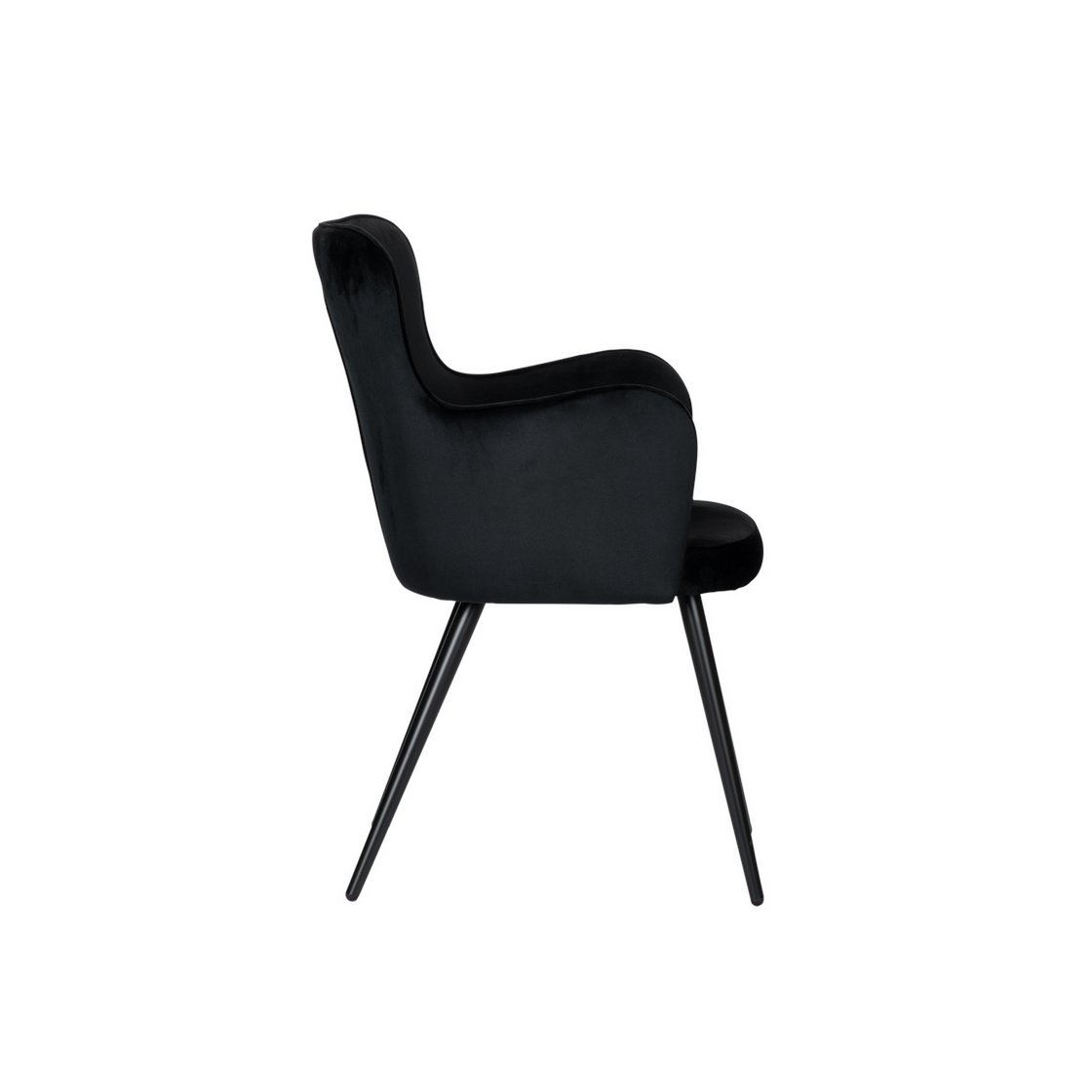 Pole to Pole - Fauteuil à oreilles noir (Lot de 2)