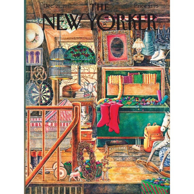 New York Puzzle Company - Puzzle 'Christmas Attic' (1000 Teile)