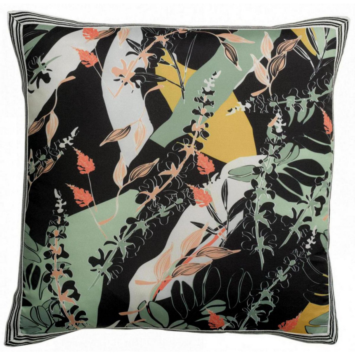 VIVARAISE - Coussin recyclé Gino Carbon 45 x 45