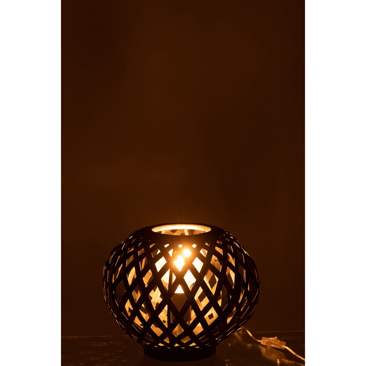 Lampe J-Line - bambou - noir