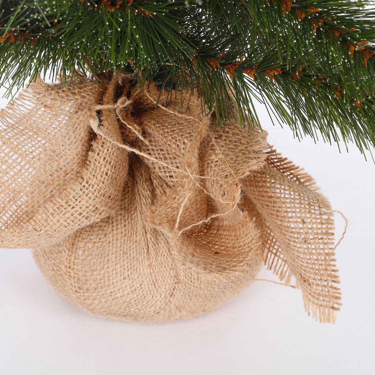 Maison d'Abri® - Forest Frosted Kunstkerstboom in Jute - H60 x Ø46 cm - Groen