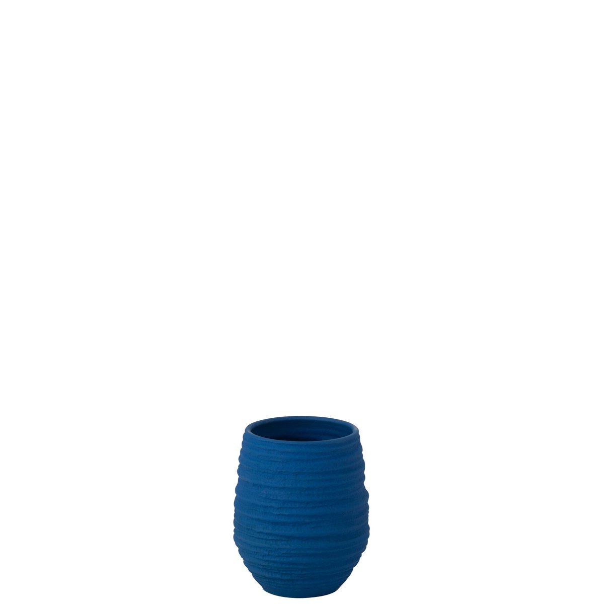 J-Line - Vase Fiesta - Keramik - Blau - Klein