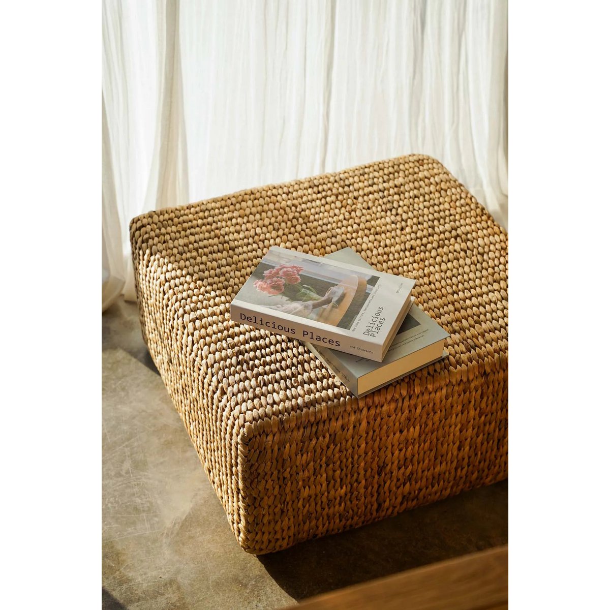 Bazar Bizar - Pouf 'Hyacinthe' (Naturel, M)