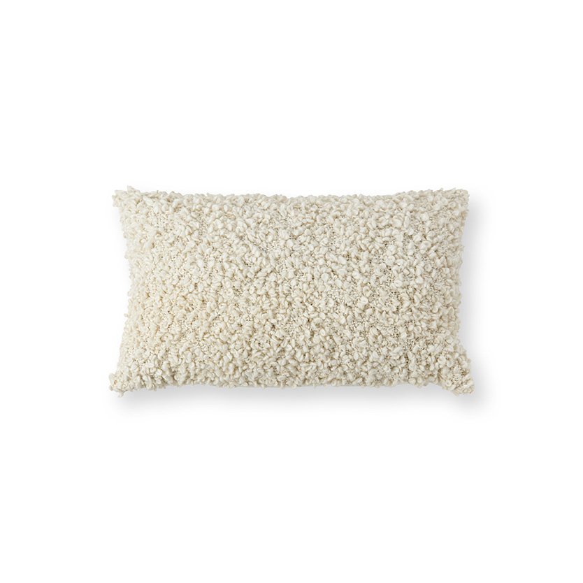 vtwonen - Coussin Rectangulaire Bouclé 30x50cm