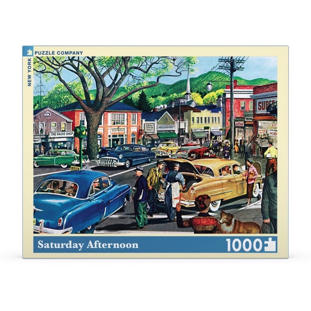 New York Puzzle Company - Puzzel 'Saturday Morning' (1000 stukjes)