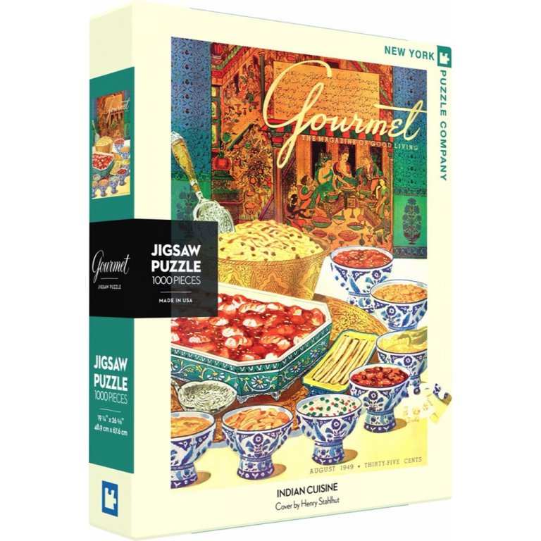 New York Puzzle Company - Puzzel 'Indian Cuisine' (1000 stukjes)