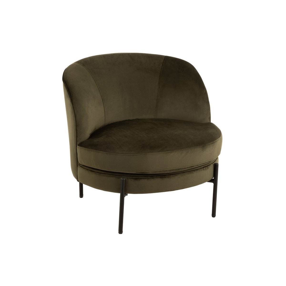 J-Line - Chaise longue 'Round' - Vert