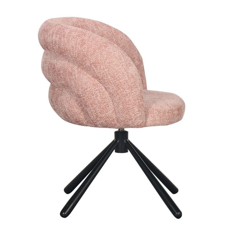 Pole to Pole - Chaise Pivotante Pebble Rose Pastel