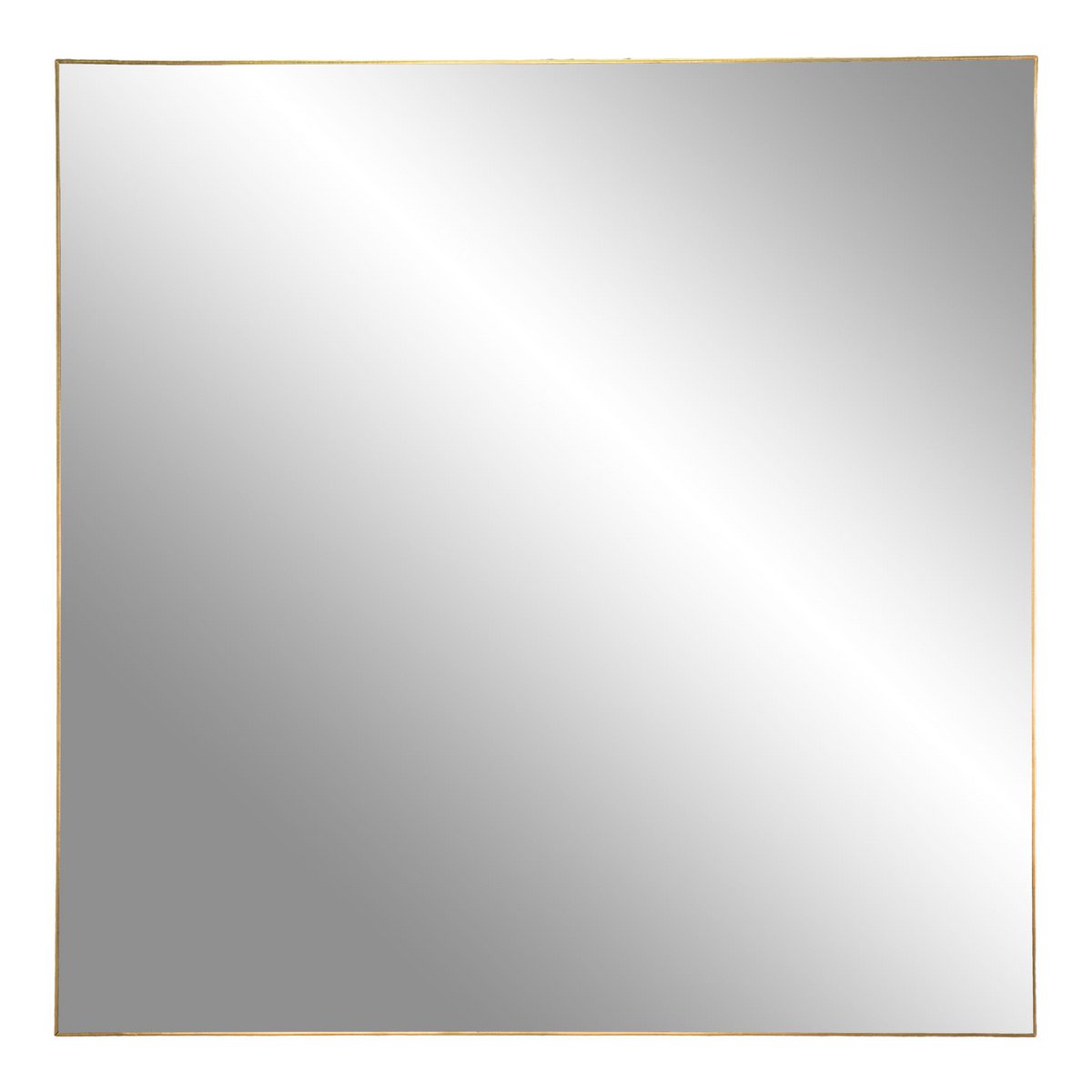 House Nordic - Miroir Jersey carré - Aspect laiton, 60x60 cm