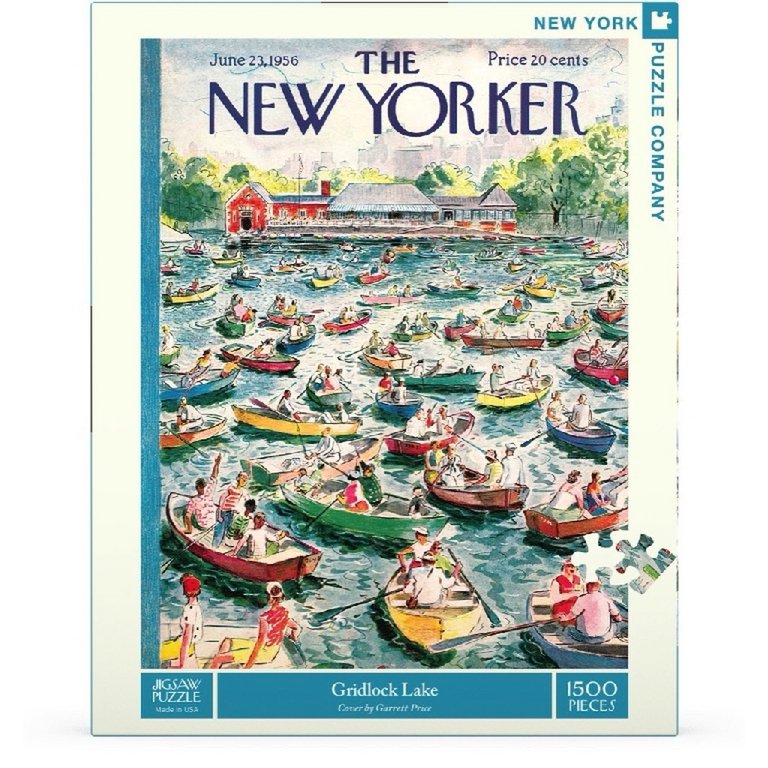 New York Puzzle Company - Puzzel 'Gridlock Lake' (1500 stukjes)