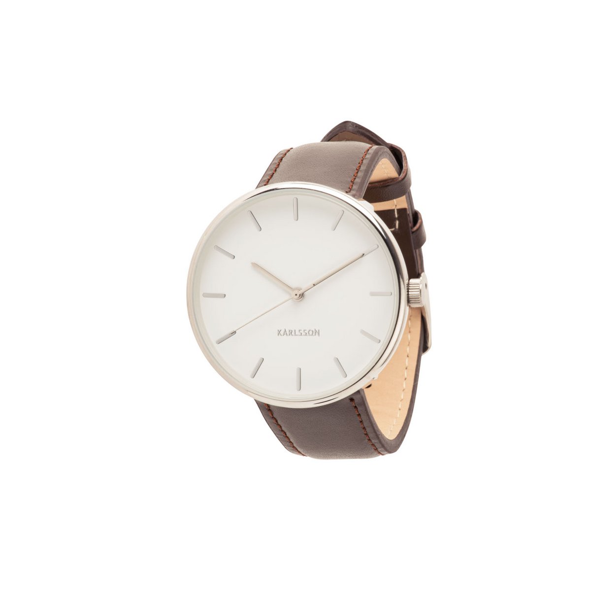 Karlsson – Uhr Minimal Stahl – KA5904WH