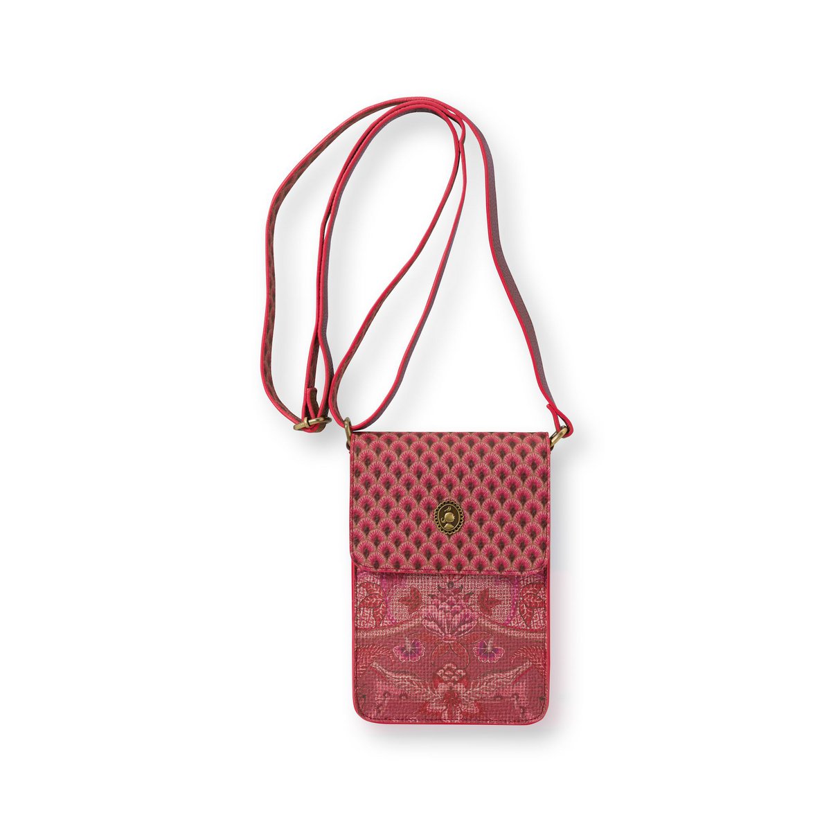 Pip Studio - Phone Bag Kyoto Festival Dark Pink 13x20x4.7cm