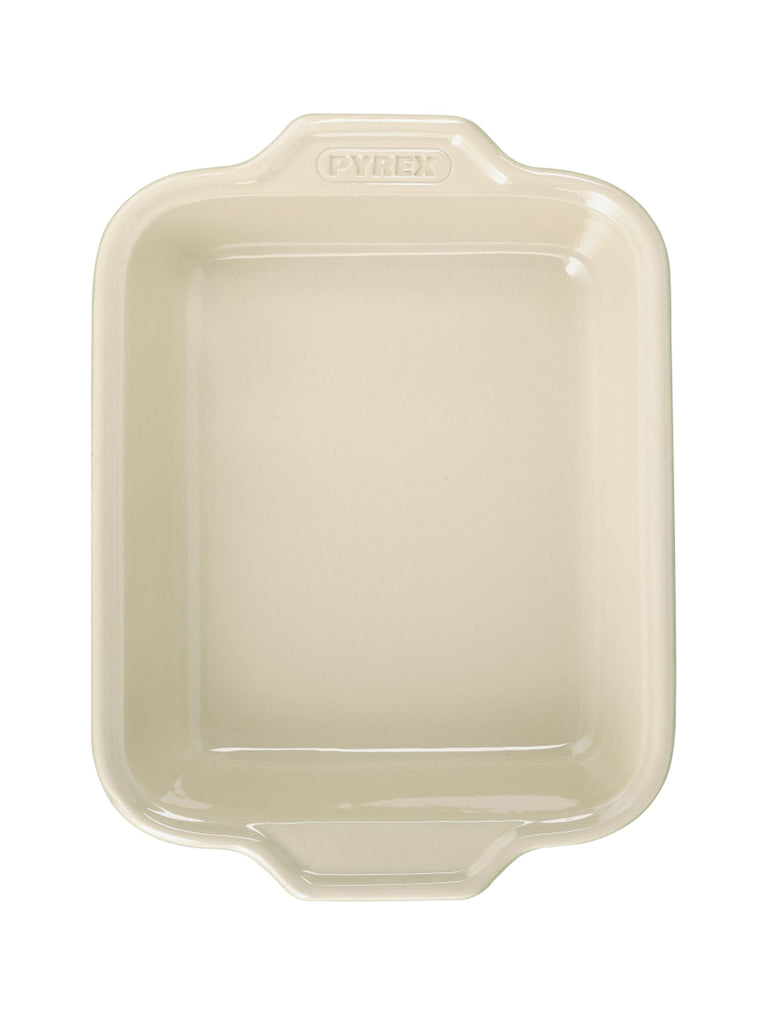 Pyrex - Ovenschaal 'Ceramic Creation' (Vierkant, 22cm x 22cm, Crème)