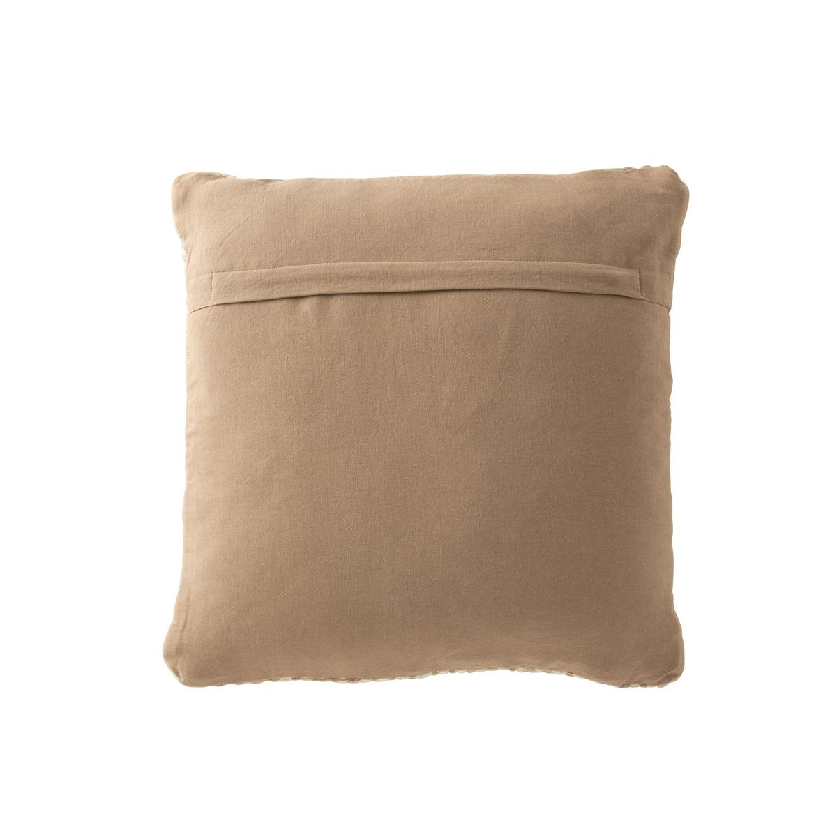 J-Line - Coussin Ibiza - Polyester - Naturel/Blanc