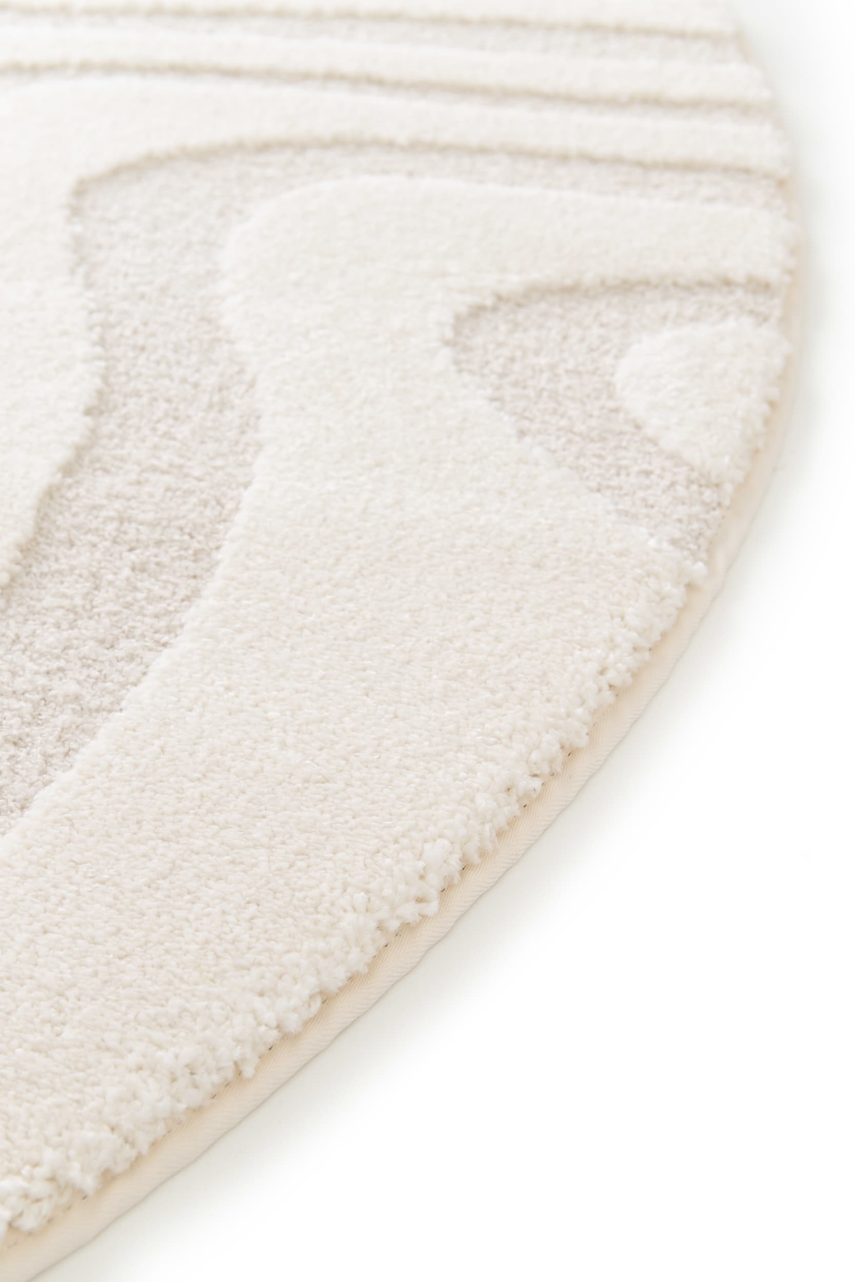 By Javy - Vloerkleed Coco Storm  - kleur creme-creme