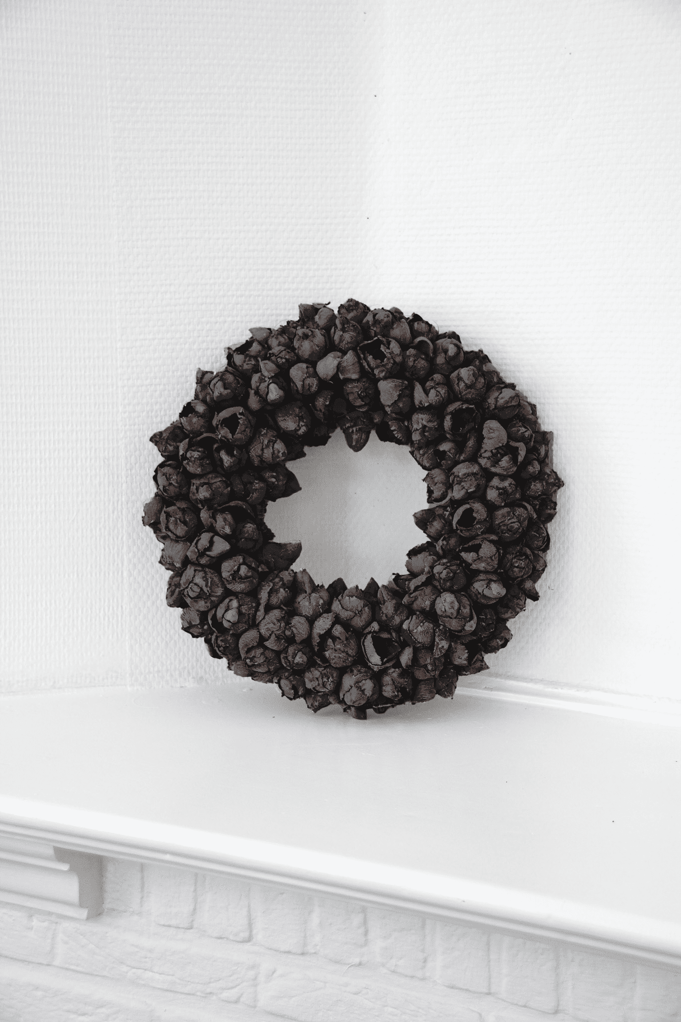 Maison d'Abri - Couronne 'Coco Fruit' (Ø30cm, Noir)