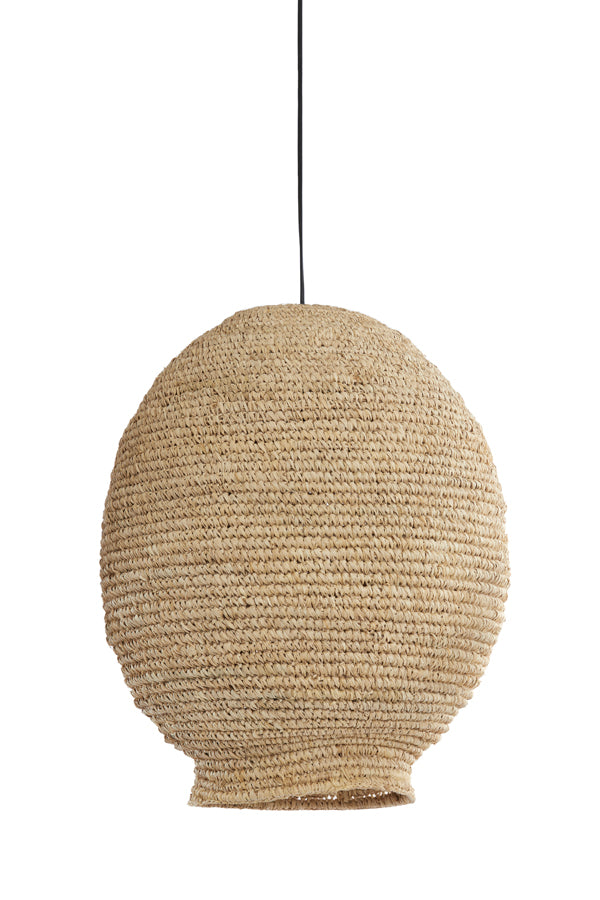 Light &amp; Living - Lampe suspendue 'Coryp' (Feuille de Palmier, Naturel)