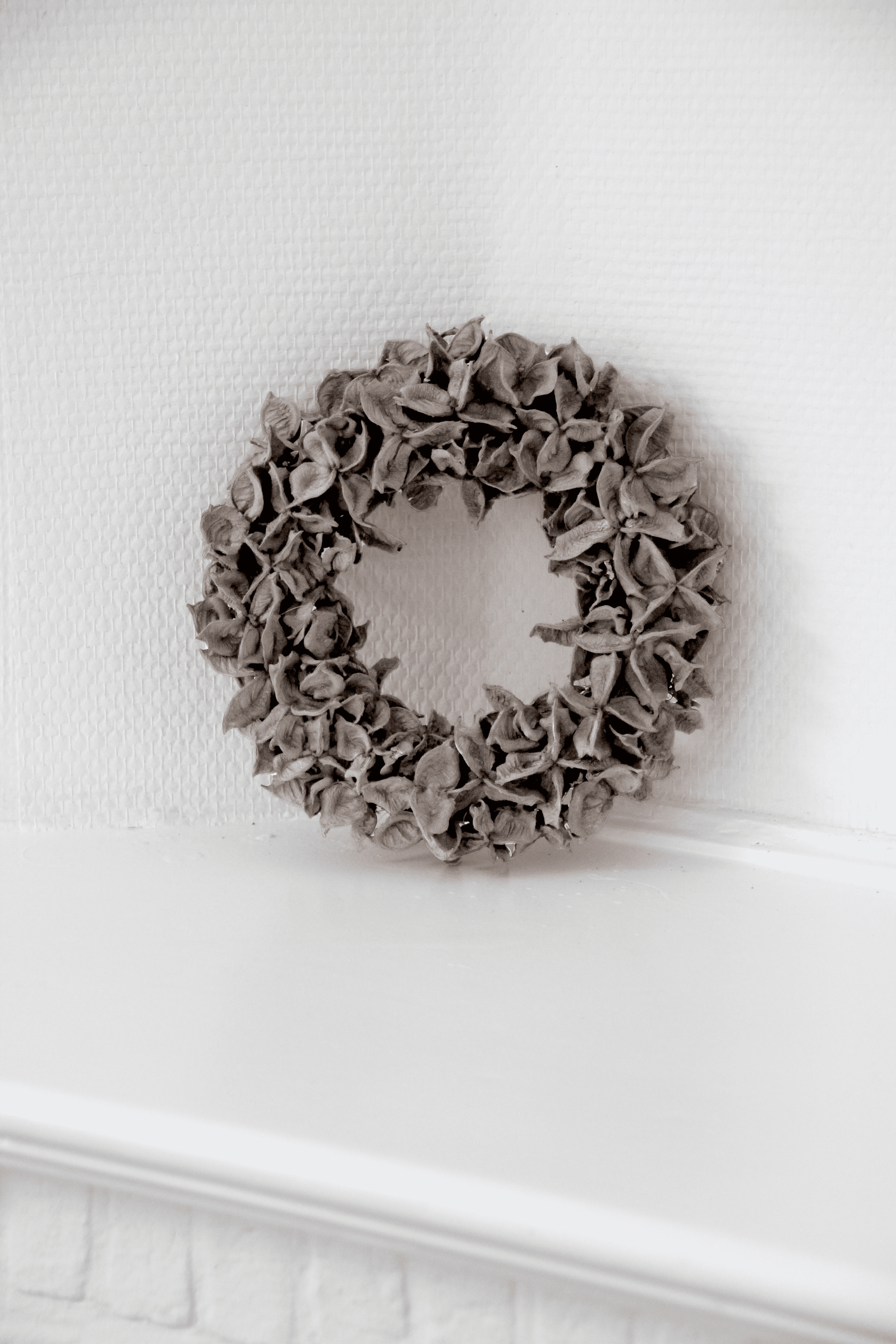 Maison d'Abri - Couronne 'Cotton Pod' (Ø20cm, Gris)