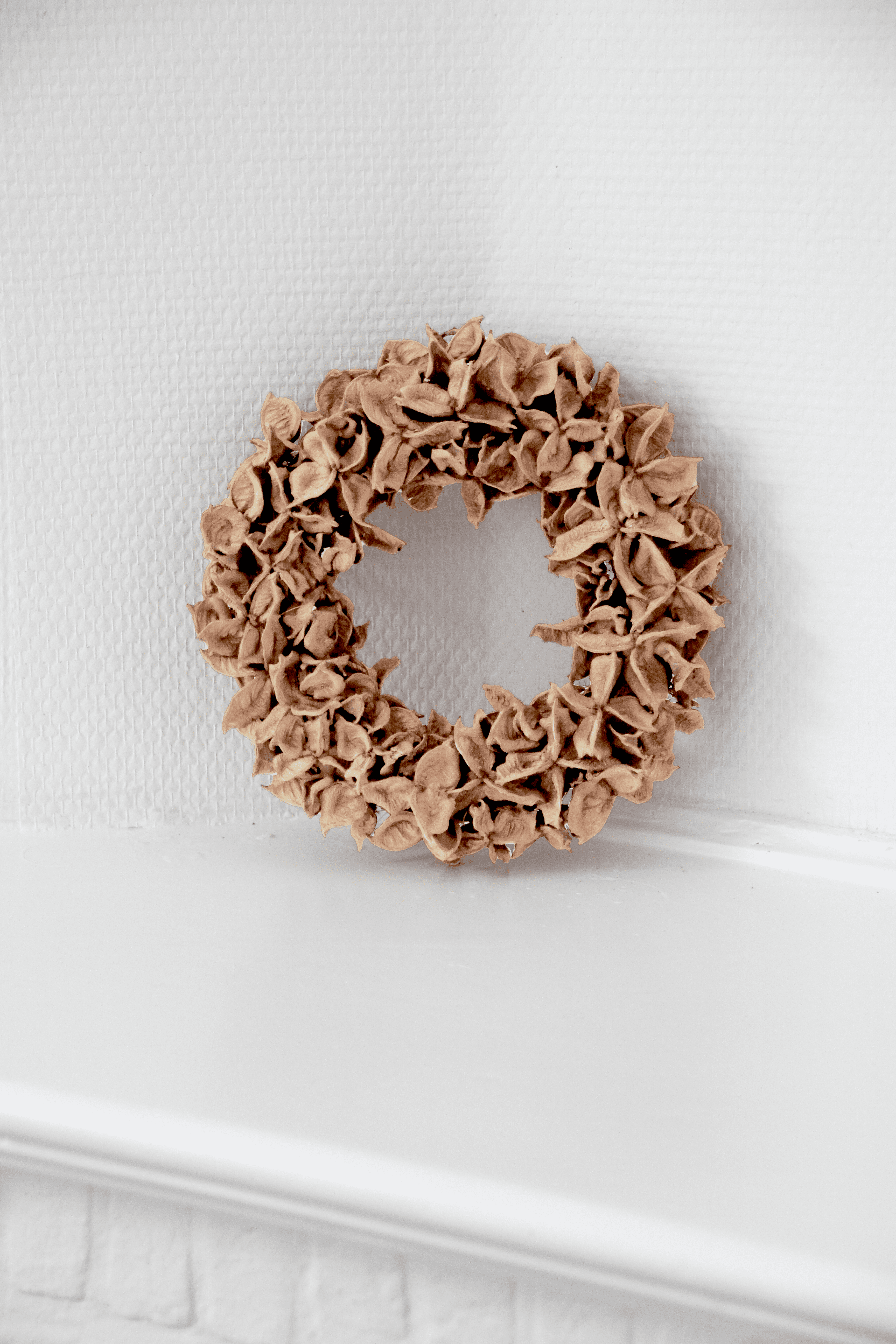 Maison d'Abri - Couronne 'Cotton Pod' (Ø20cm, Latte)