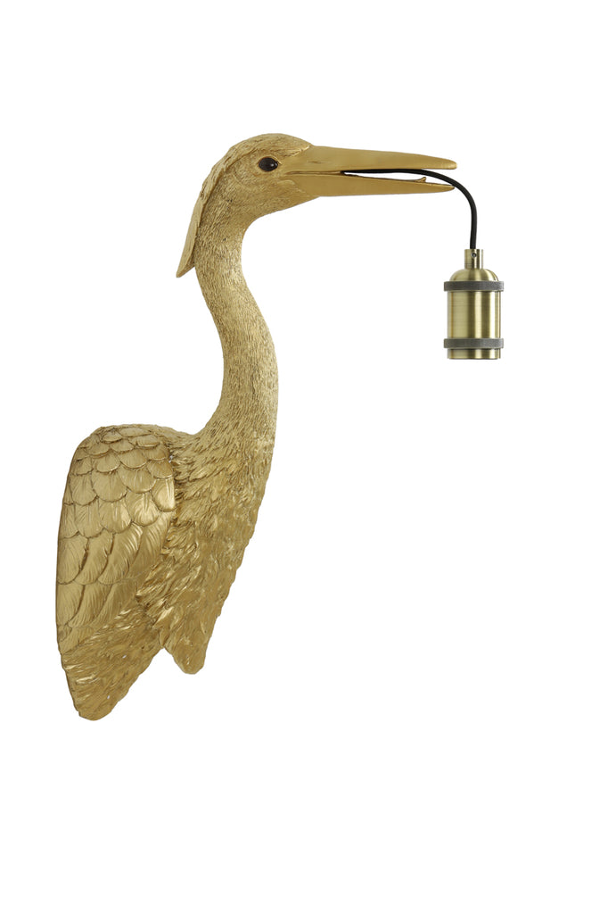 Light &amp; Living - Applique 'Crane' (Or)