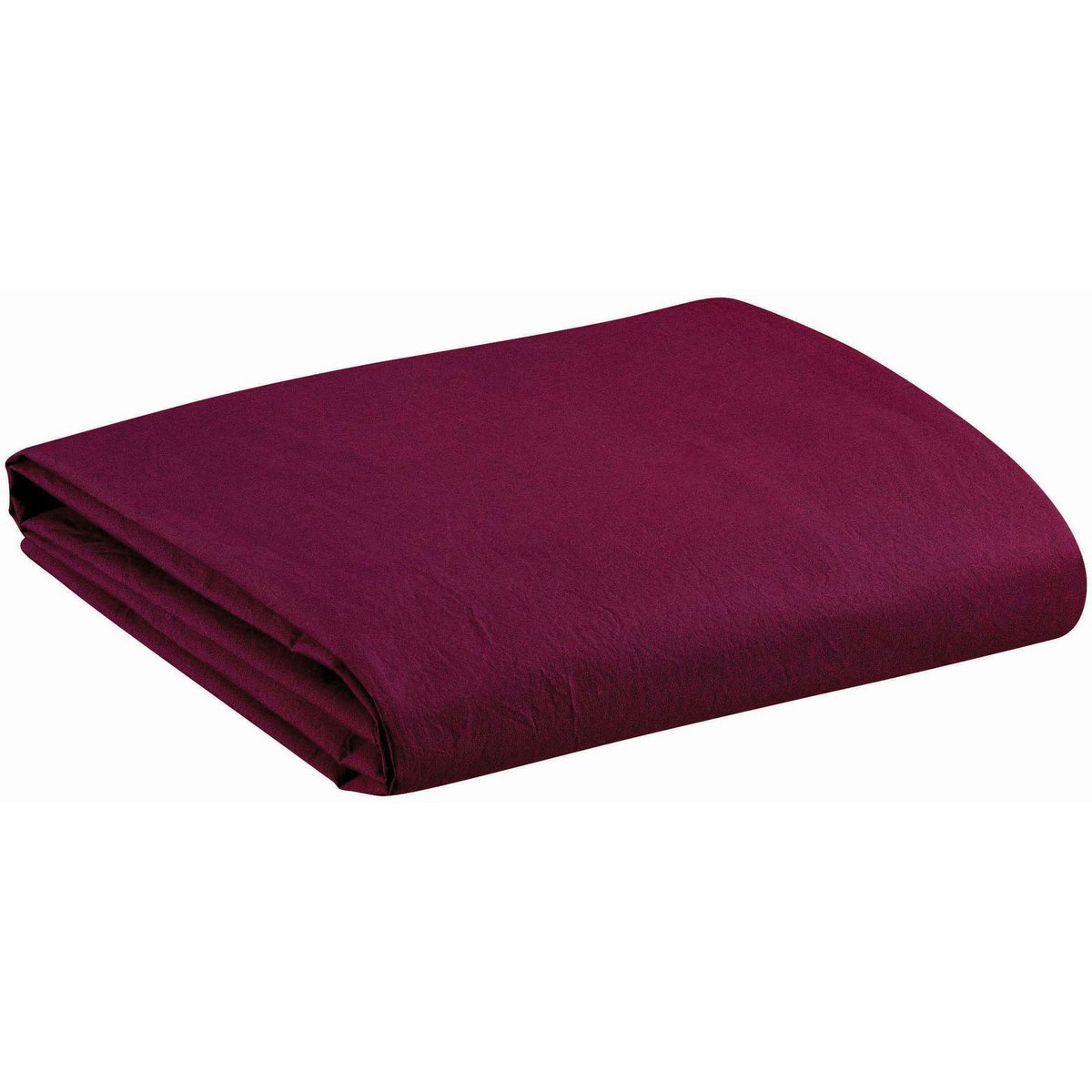 VIVARAISE - Drap housse Noche Bordeaux 140 x 190