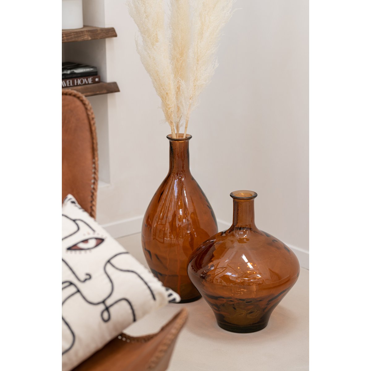 J-Line - Vase 'High' - Marron