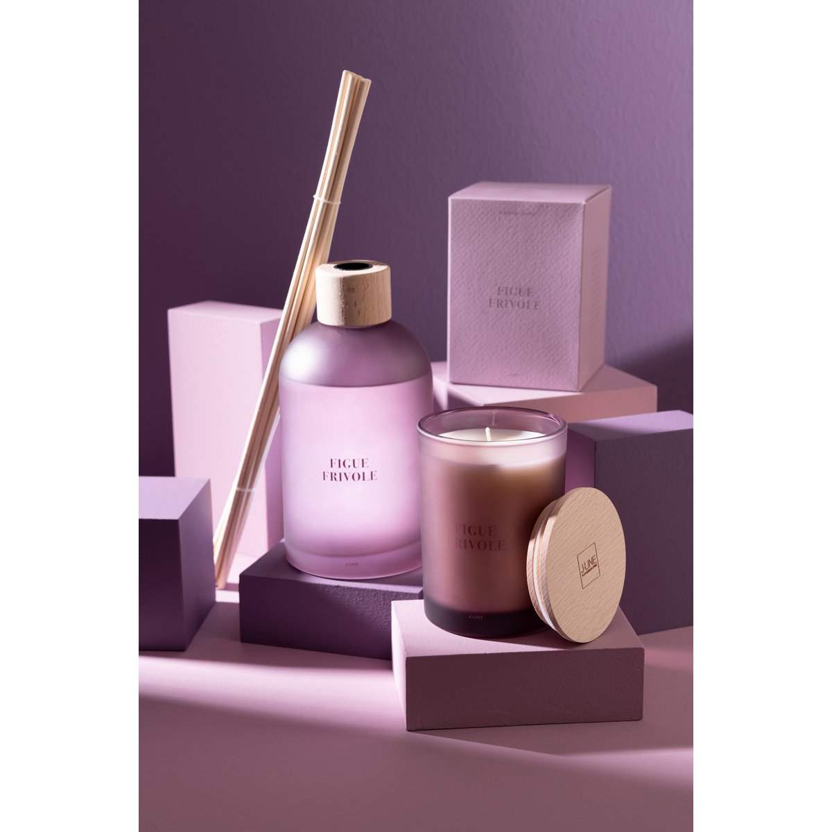 J-Line – Duftöl + Sticks – Essential Accords – Frivolous Fig Purple