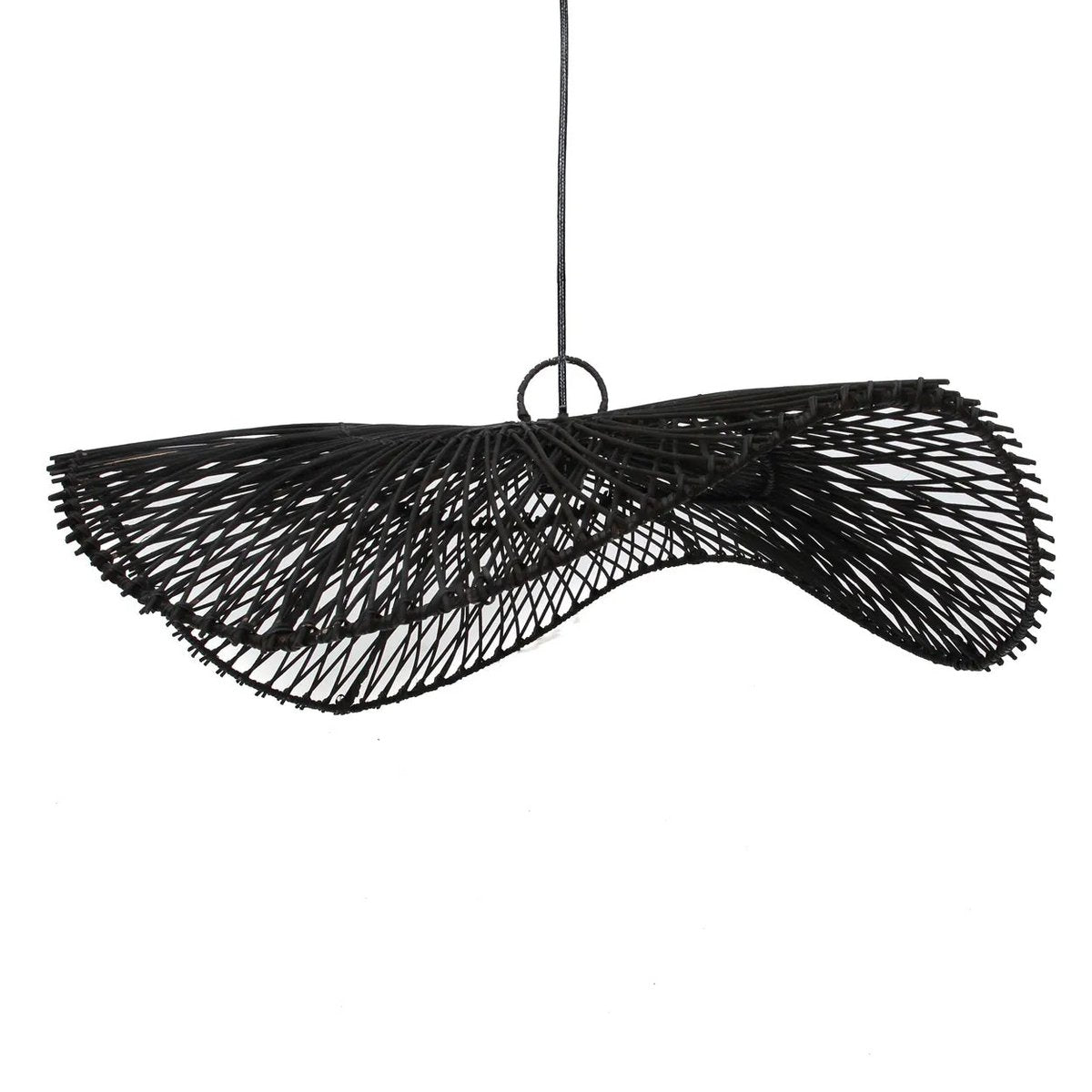 Bazar Bizar - Hanglamp 'Chapeau' (Zwart, L)