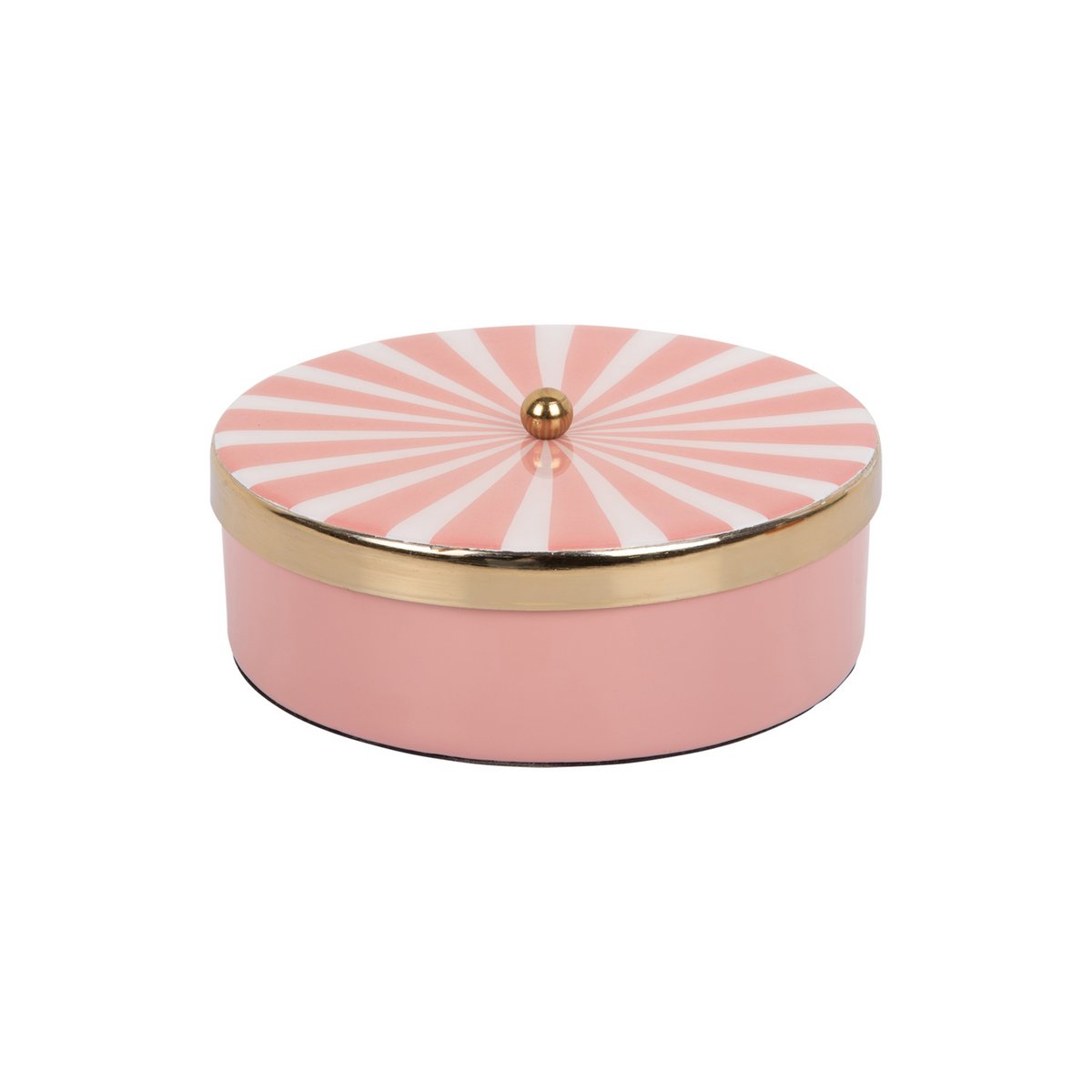 Present Time - Opbergdoos Candy Swirl Rond - PT4203PI