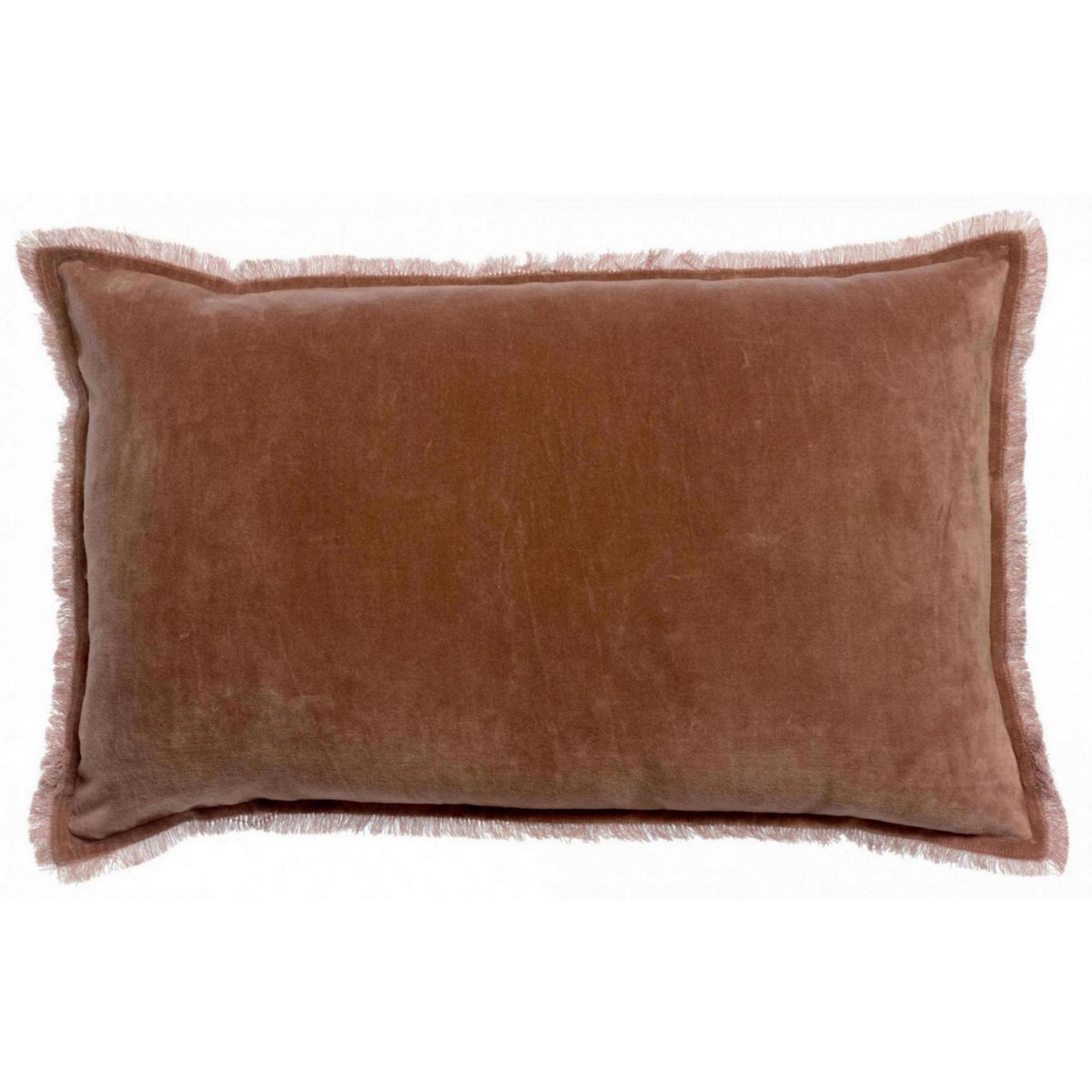 VIVARAISE - Coussin Fara uni Palissandre 40 x 65