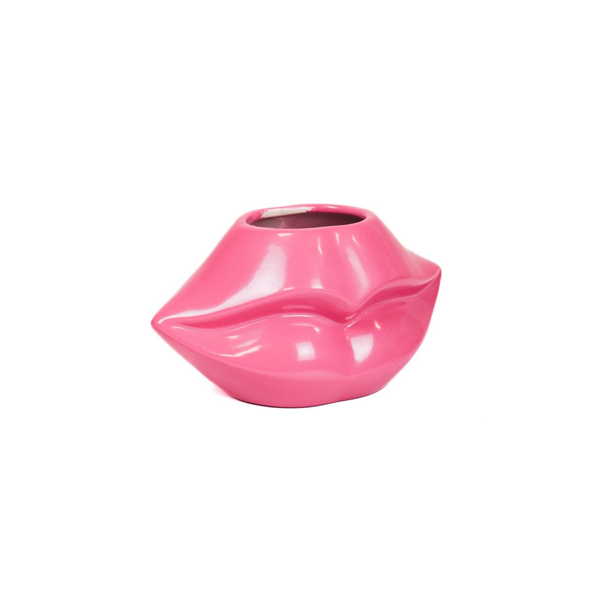 Housevitamin - Pot 'Lip' (Rose fluo)