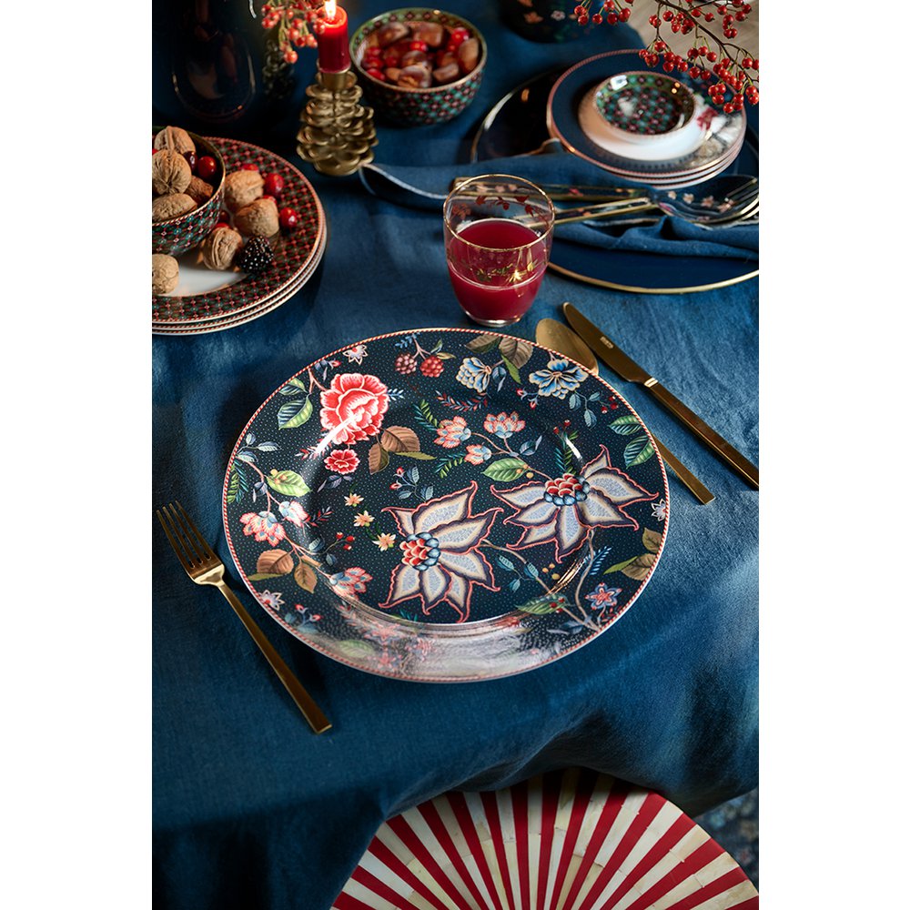 Pip Studio - Plate Berry Blues Blue 32cm