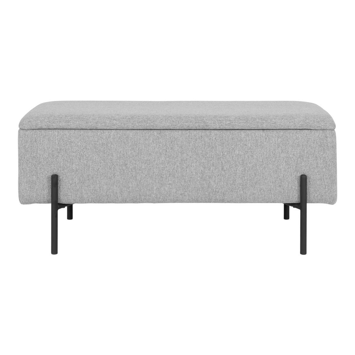 House Nordic - Watford Sofa - Grau, 36,5x95x46 cm