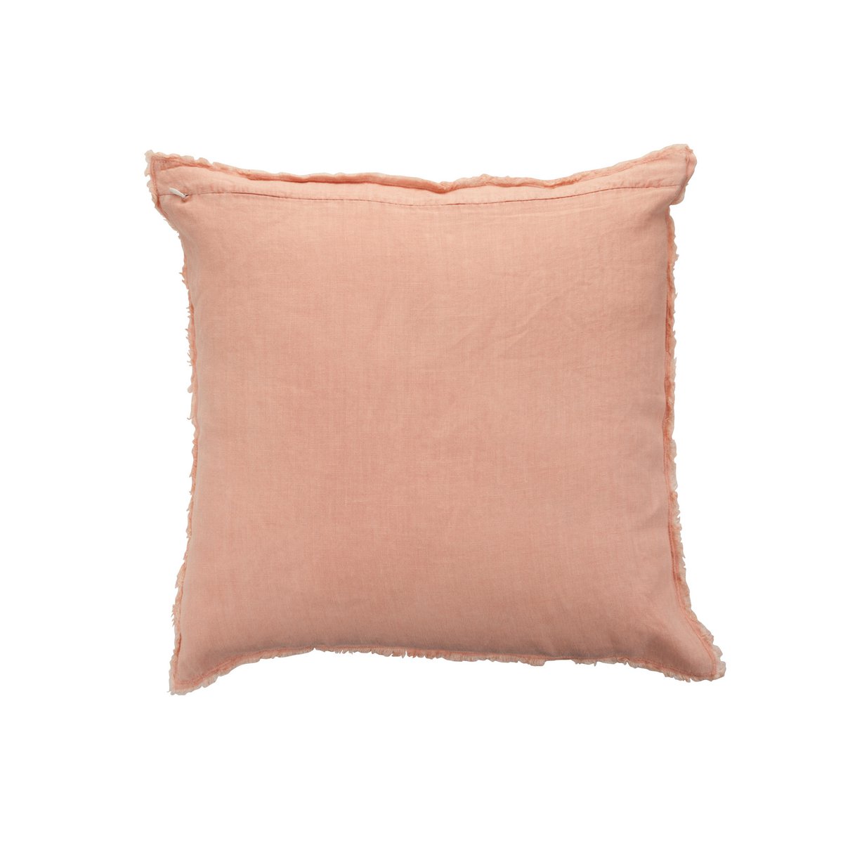 J-Line - Coussin Stonewashed - Lin - Abricot