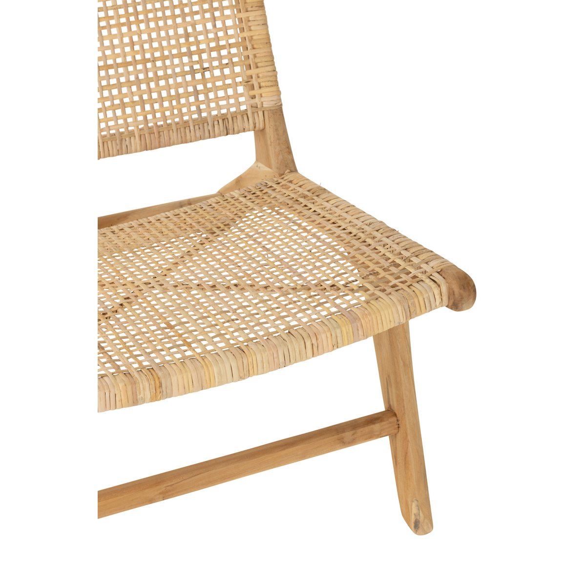 J-Line - Fauteuil Tissé - Bois - Naturel