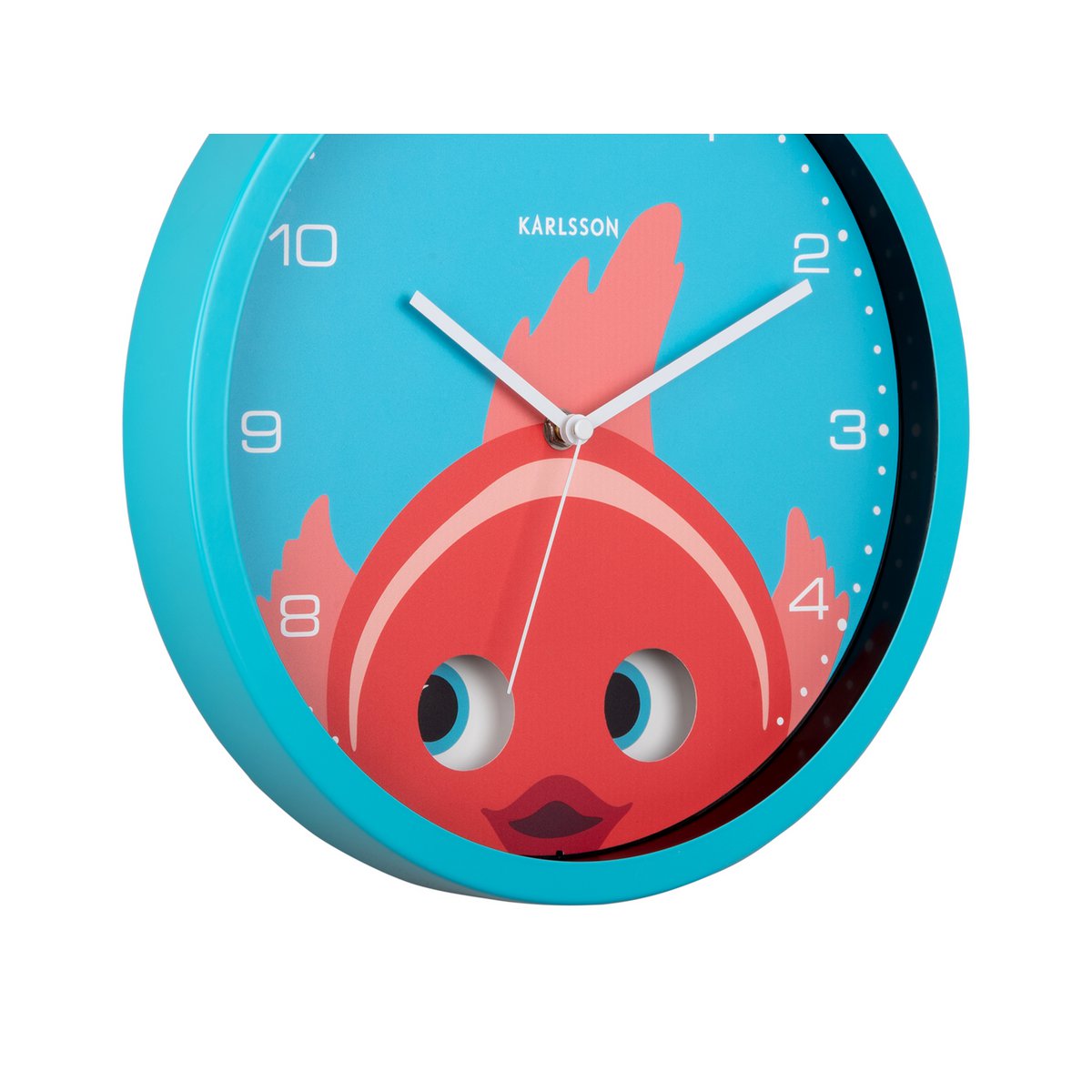 Karlsson - Wanduhr Peekaboo Goldfish - KA5997LB