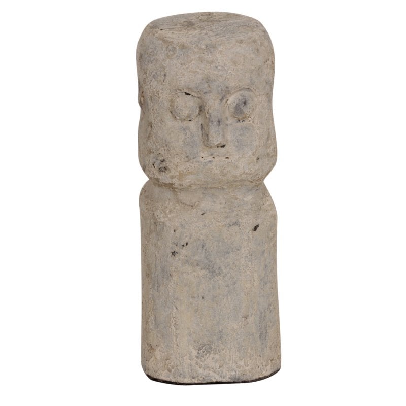 Pole to Pole - Sumba-Statue aus Keramik L Creme (6er-Set)