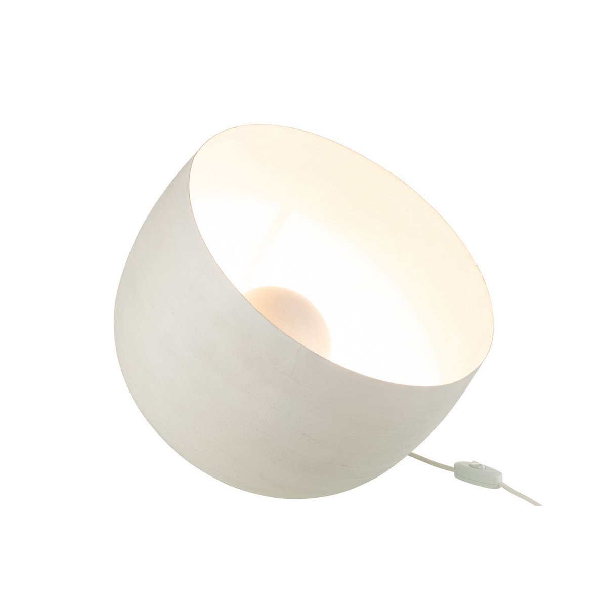 J-Line - Lampe de table - Métal - Blanc - Grand