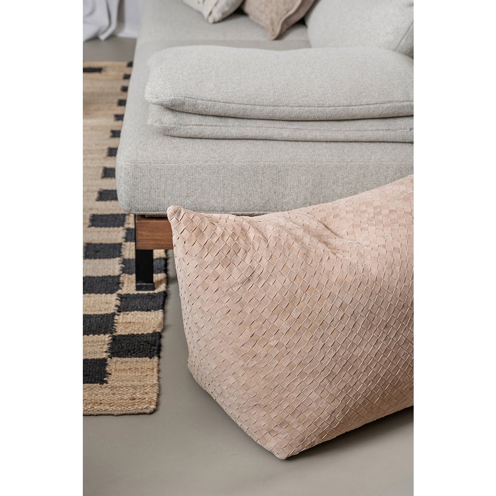 vtwonen - Zitzak Geweven Donkerbeige 92x38x54cm