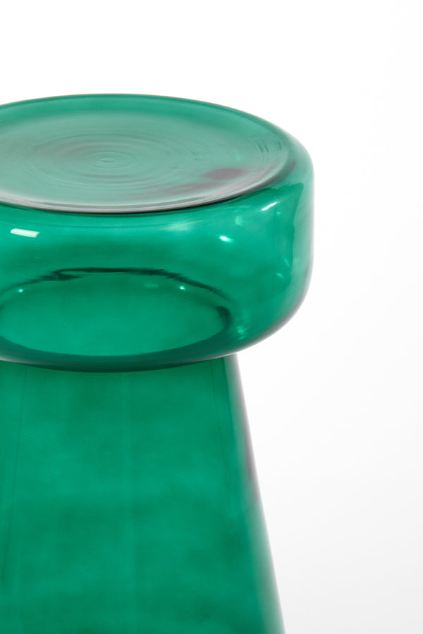 Light &amp; Living - Table d'appoint 'Dakwa' (30cm x 50cm, Verre, Vert)