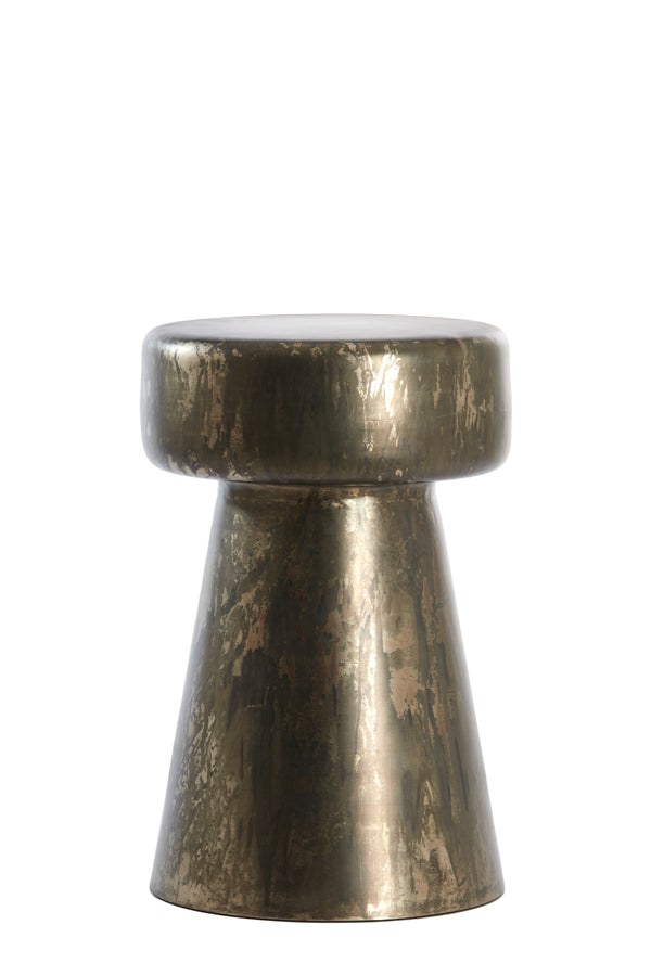 Light &amp; Living - Table d'appoint 'Dakwa' (29cm x 37cm, Nickel Antique)