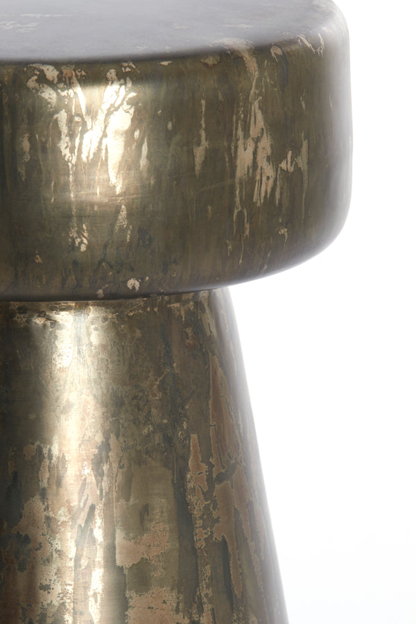 Light &amp; Living - Table d'appoint 'Dakwa' (29cm x 37cm, Nickel Antique)