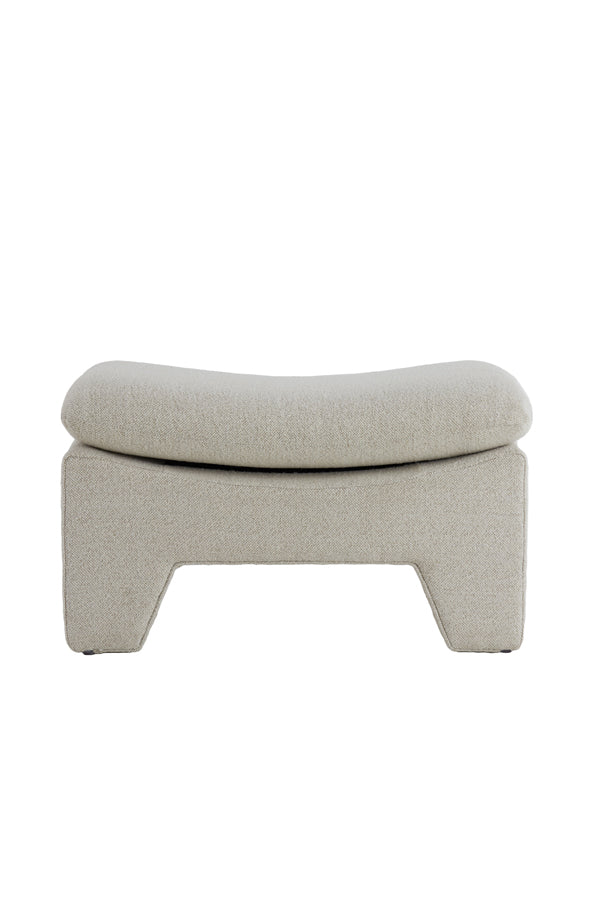 Light &amp; Living - Pouf 'Dasha' (Beige)