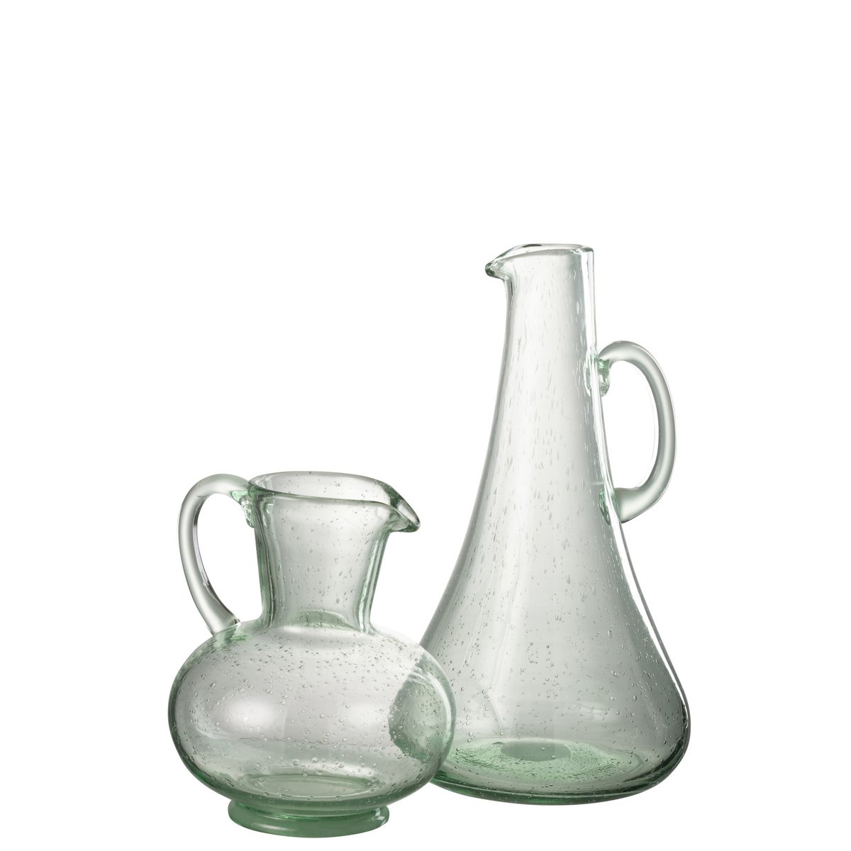 J-Line - Carafe - Verre - Transparent/Vert