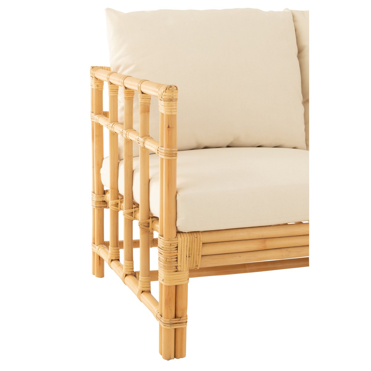 J-Line - Sofa 'Elise' (2-persoons, Wit)