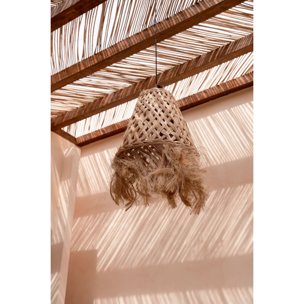 Bazar Bizar - Hanglamp 'Jelly Fish' (Naturel, M)