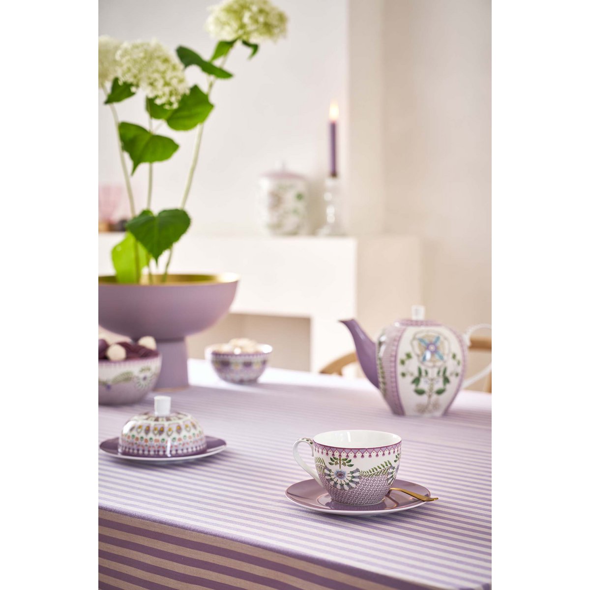 Pip Studio - Set/2 Cups and Saucers Lily&Lotus 280ml