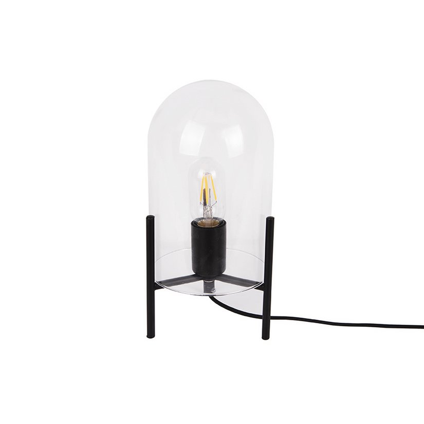 Leitmotiv - Lampe de Table Cloche en Verre - LM1979CL