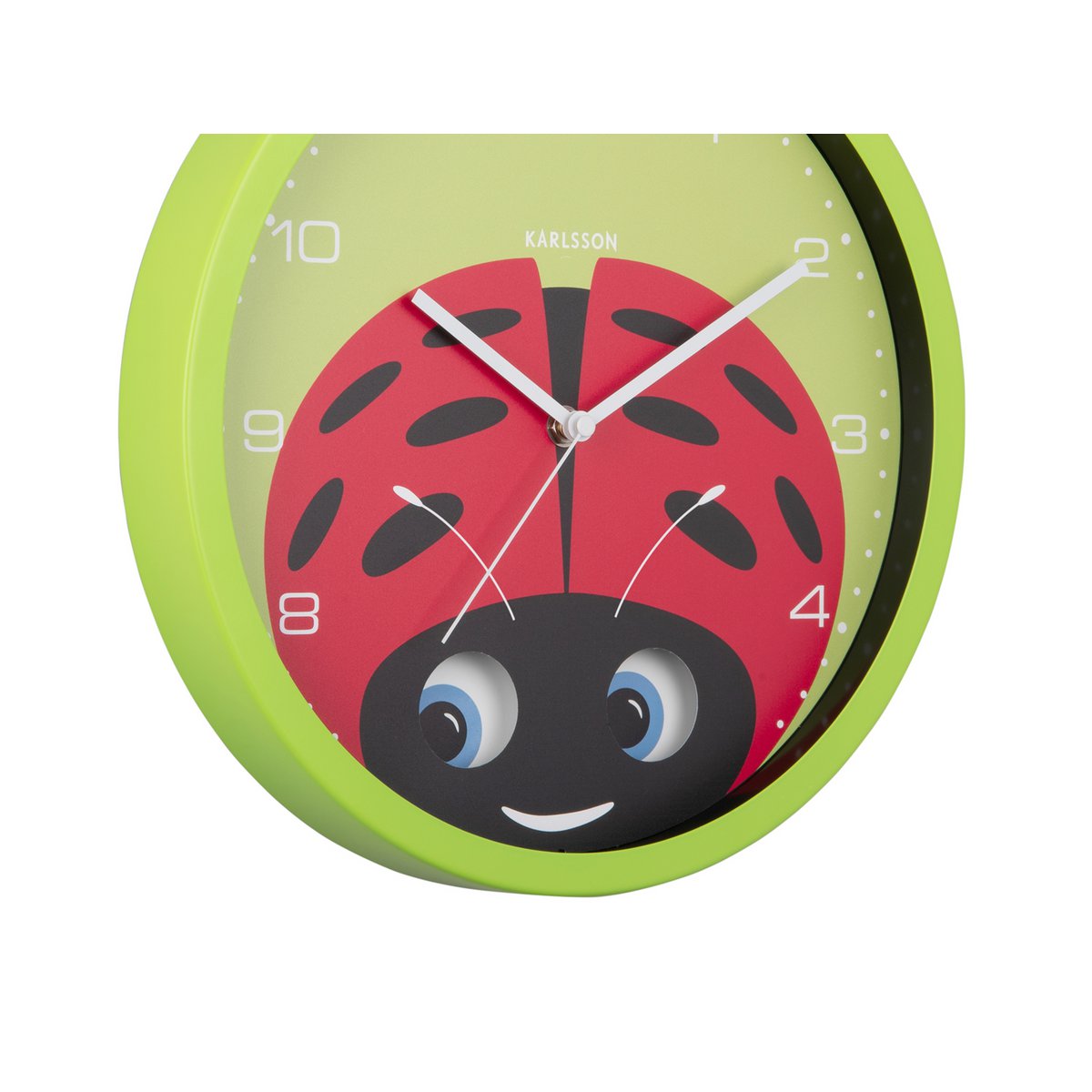 Karlsson - Horloge murale coucou coccinelle - KA5997GR