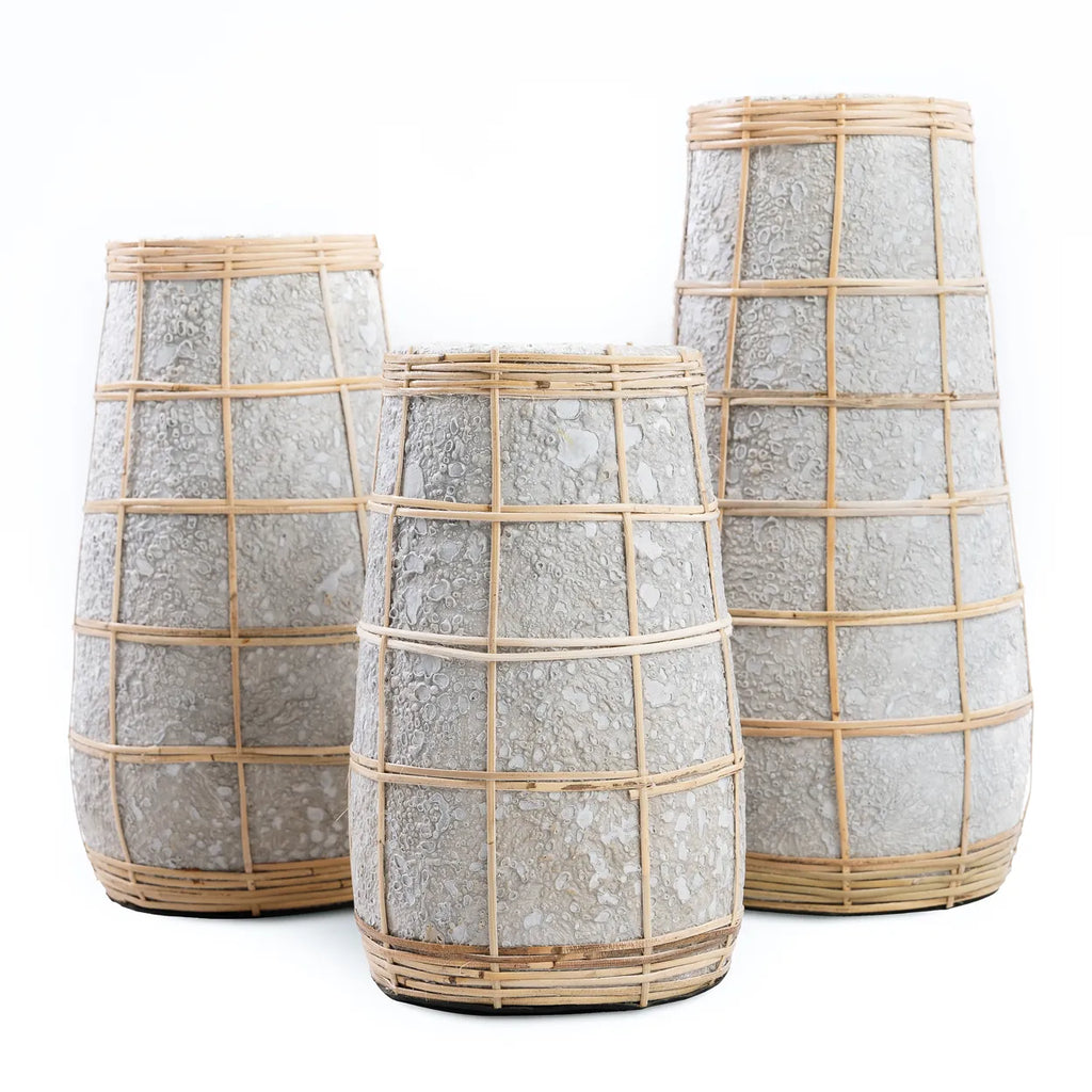 Bazar Bizar - Vase 'Cutie' (Gris Béton Naturel, M)